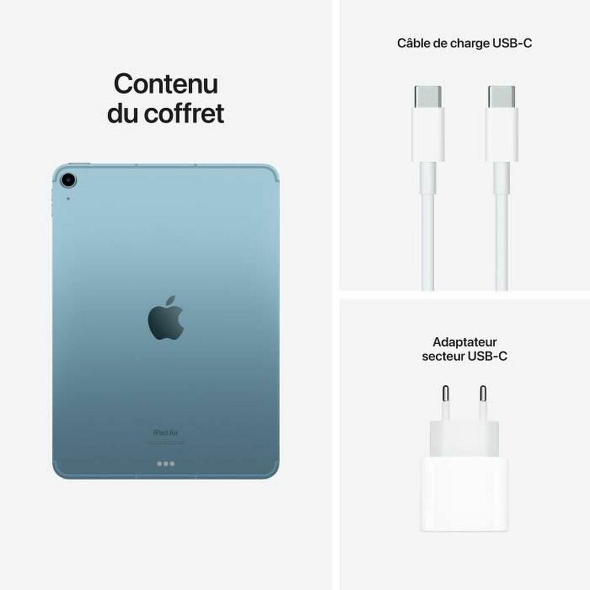 Tablette Apple iPad Air Bleu 8 Go RAM M1 64 Go - Ideal Electro