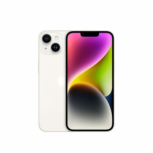 Apple iPhone 14 6,1" 5G 3840 x 2160 px Lumière étoilée blanche A15 - Ideal Electro