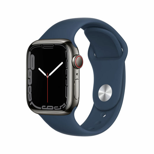 Montre connectée Apple Watch Séries 7 Bleu OLED LTE - Ideal Electro