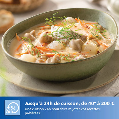 Airfryer PHILIPS NA33200 Friteuse sans huile avec fenêtre de cuisson Noir Doré, Série 3000