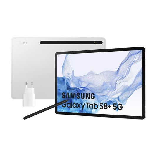 Tablette Samsung Galaxy Tab S8+ Argent 5G 12,4" - Ideal Electro